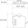 Держатель туалетной бумаги WASSERKRAFT TAUBER K-64425
