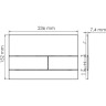 Система инсталляции для унитазов WASSERKRAFT ALLER 10TLT.010.ME.RG04