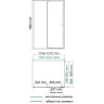 Уголок душевой WASSERKRAFT AULA 11P10 120х100 см, хром