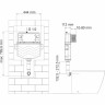 Встраиваемый смывной бачок WASSERKRAFT ALLER 10TLT.031.ME.RG02